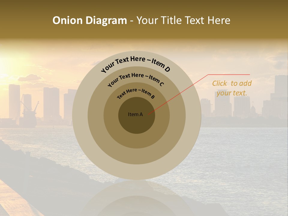 City Red Yellow PowerPoint Template