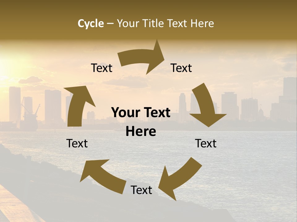 City Red Yellow PowerPoint Template