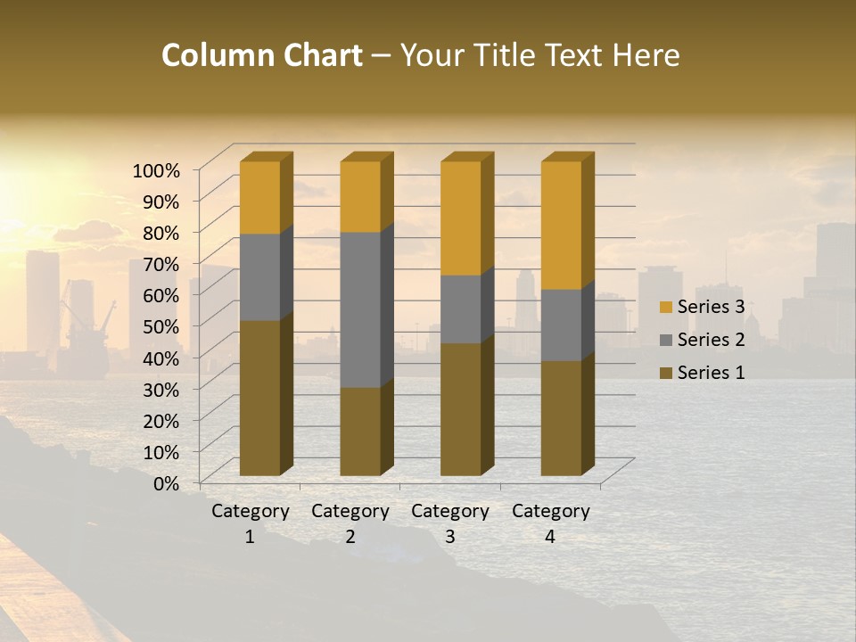 City Red Yellow PowerPoint Template