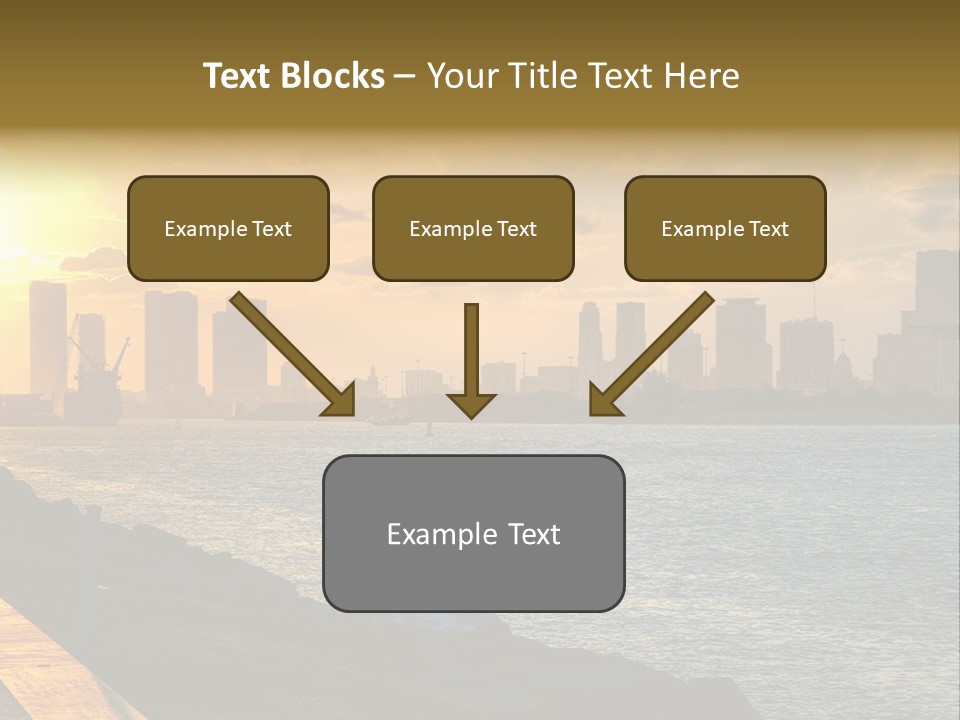 City Red Yellow PowerPoint Template