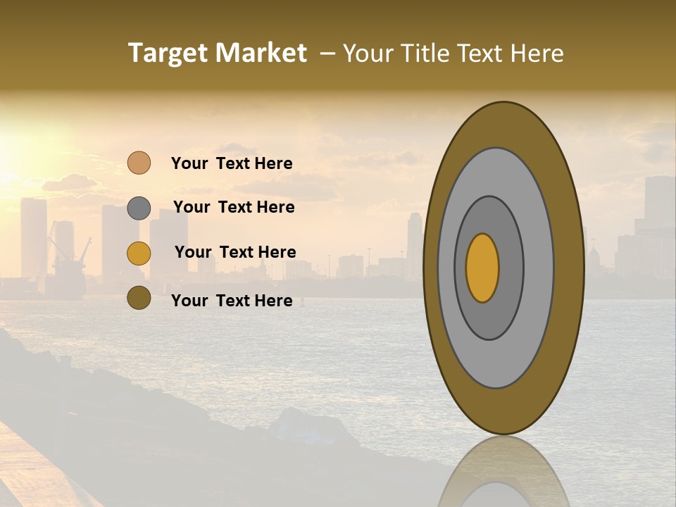 City Red Yellow PowerPoint Template