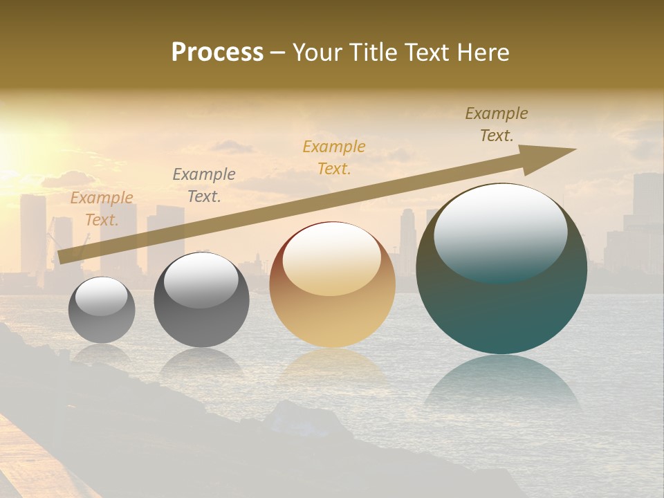 City Red Yellow PowerPoint Template