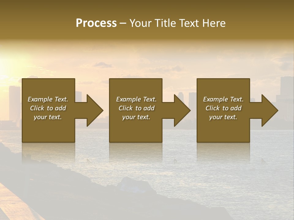City Red Yellow PowerPoint Template