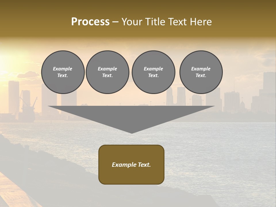 City Red Yellow PowerPoint Template