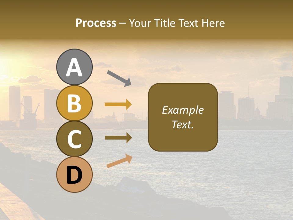 City Red Yellow PowerPoint Template
