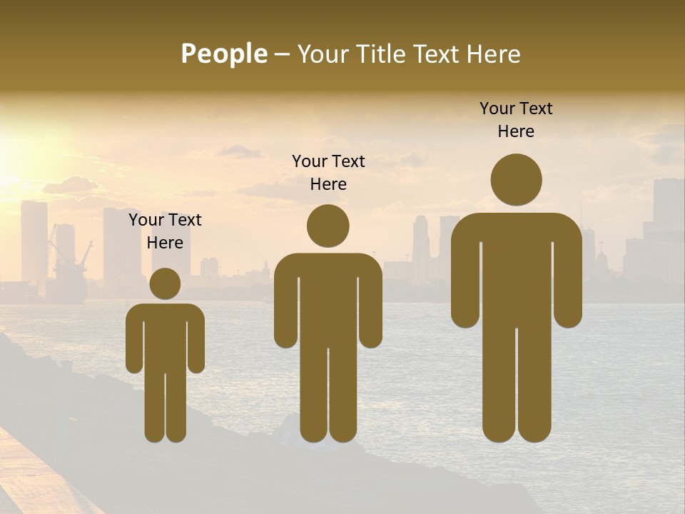 City Red Yellow PowerPoint Template