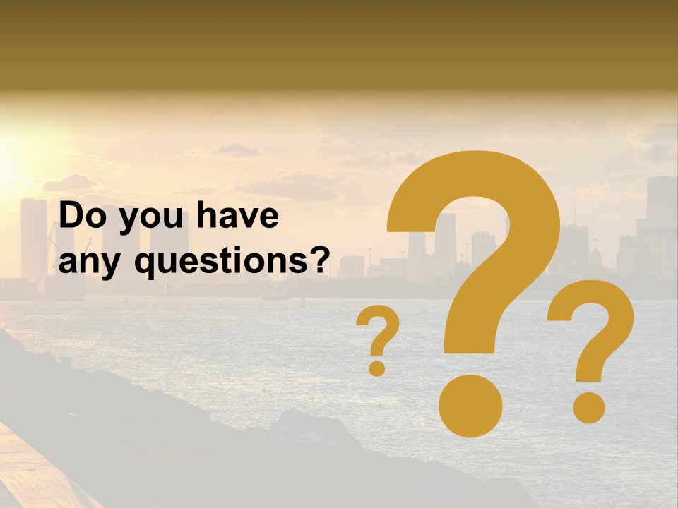 City Red Yellow PowerPoint Template