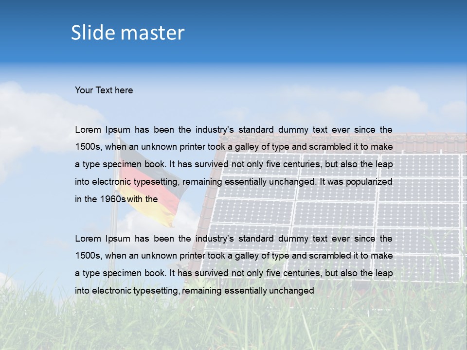 Scenic Tropical Travel PowerPoint Template