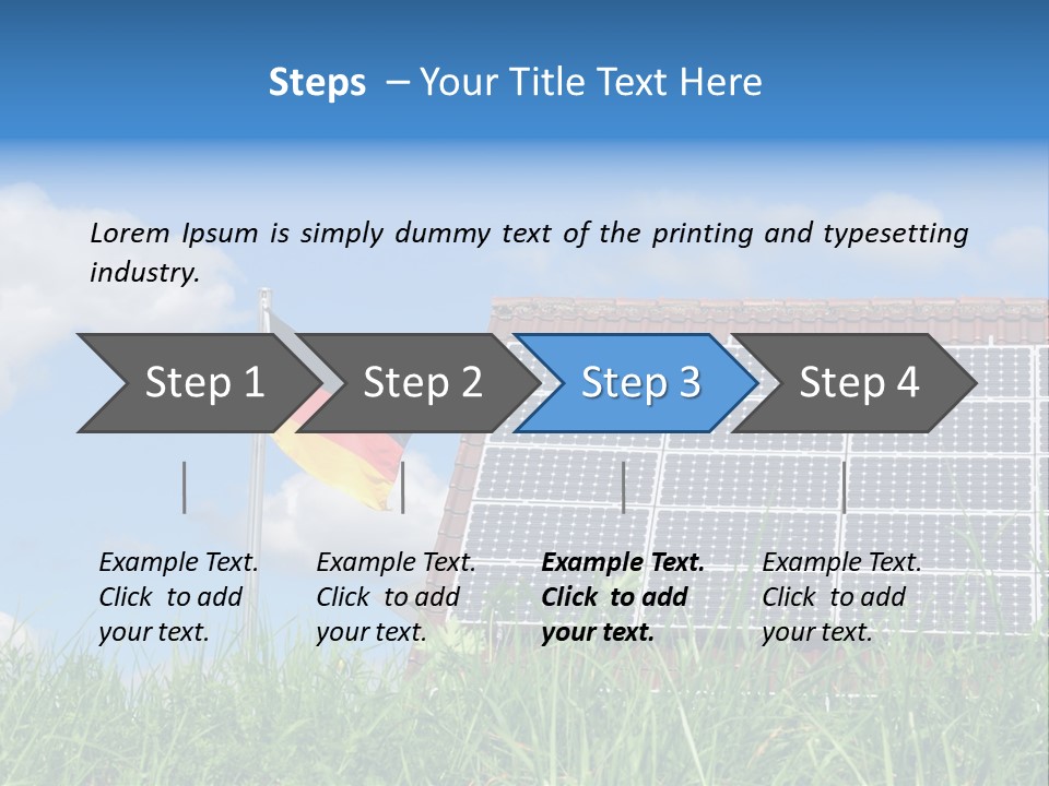 Scenic Tropical Travel PowerPoint Template