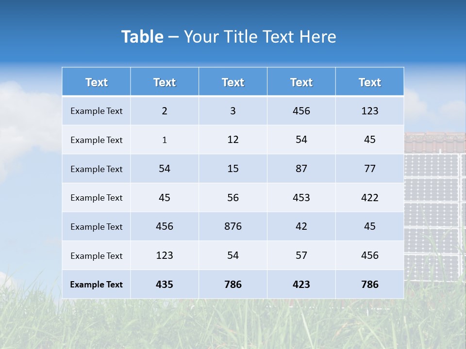 Scenic Tropical Travel PowerPoint Template