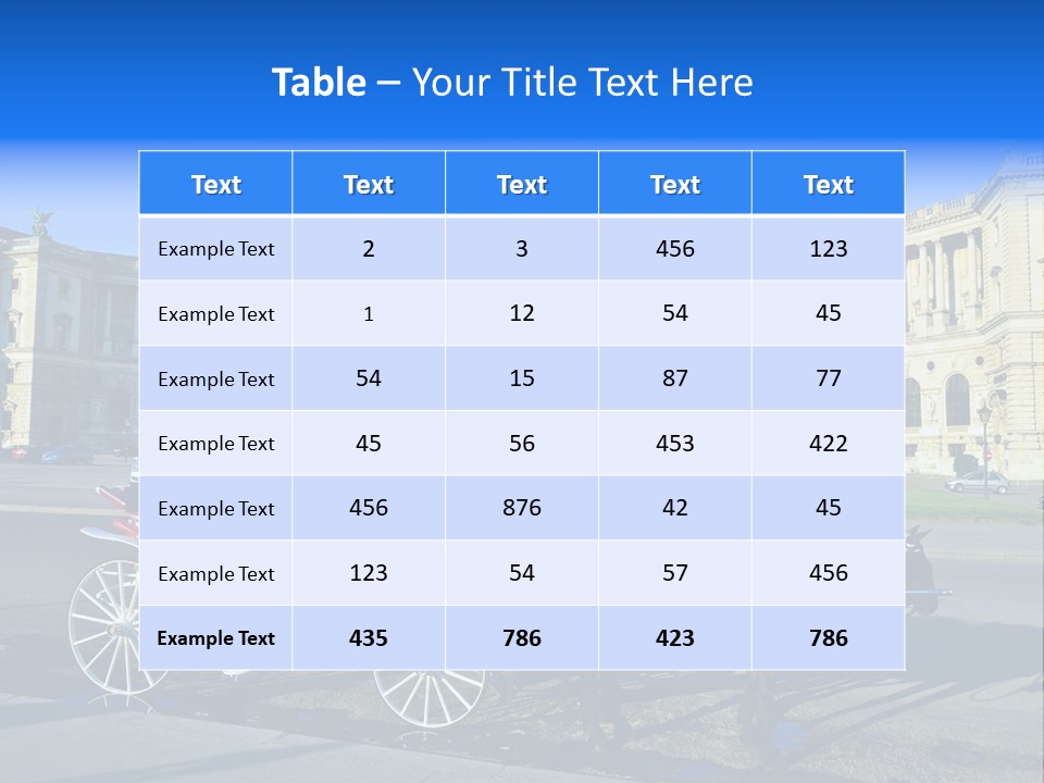 Travel Harnessed Team Blue PowerPoint Template