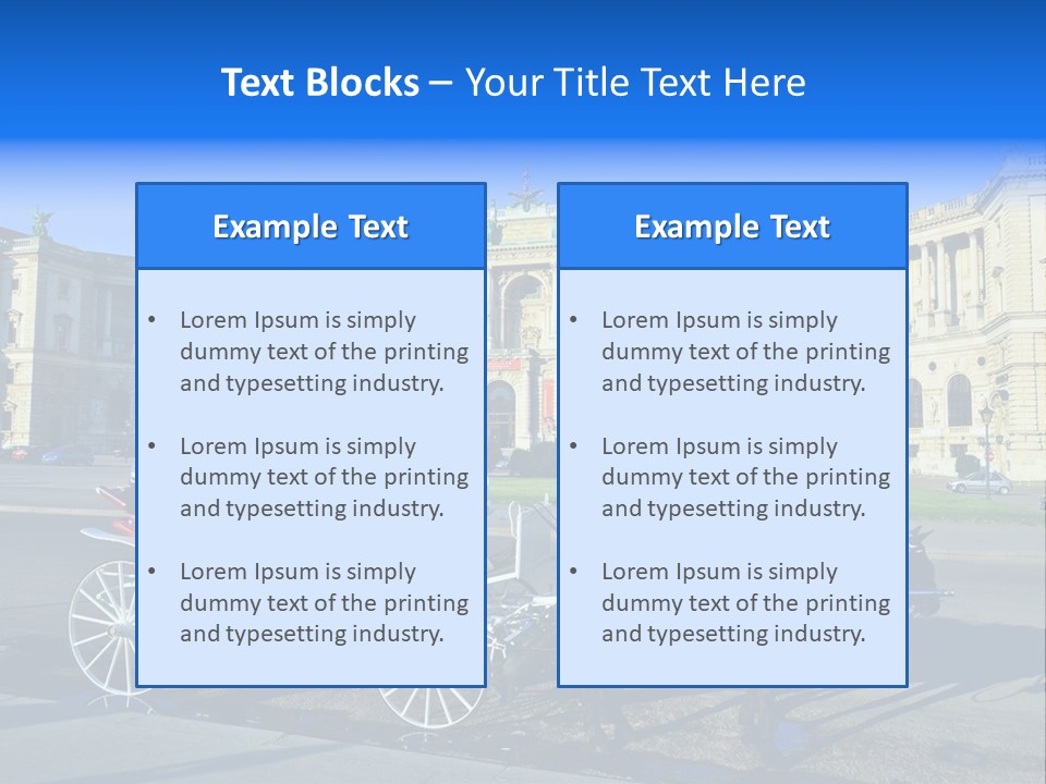 Travel Harnessed Team Blue PowerPoint Template
