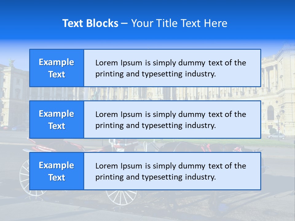 Travel Harnessed Team Blue PowerPoint Template