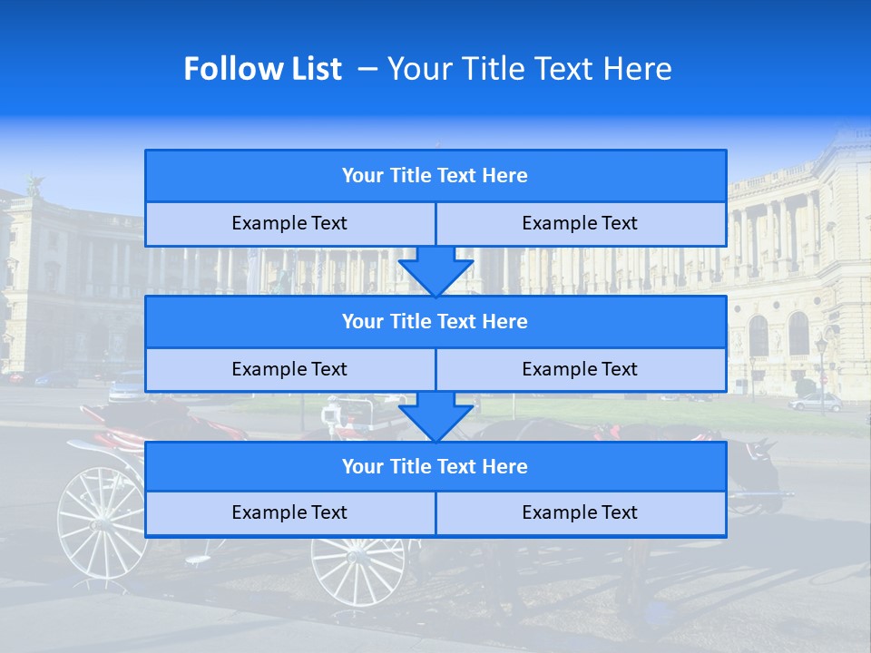 Travel Harnessed Team Blue PowerPoint Template