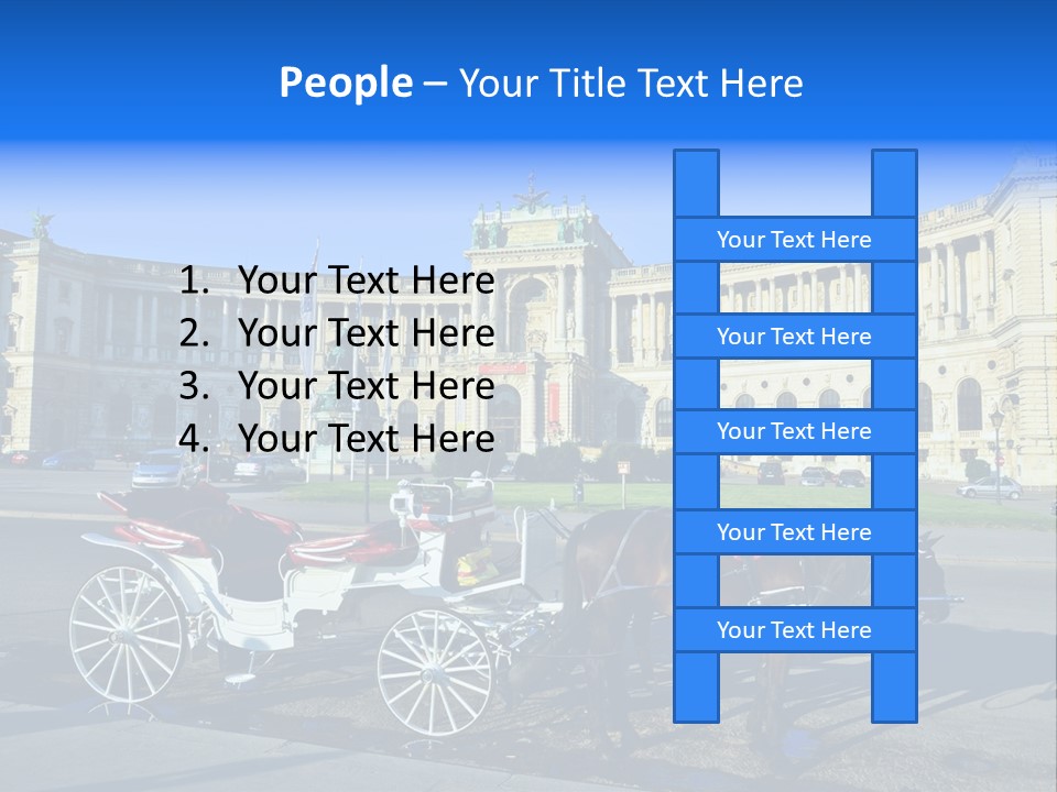 Travel Harnessed Team Blue PowerPoint Template