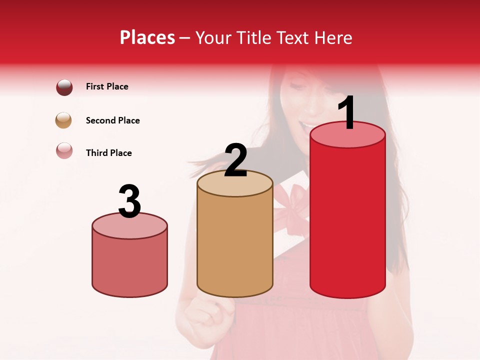 Valentine Smile Holding PowerPoint Template