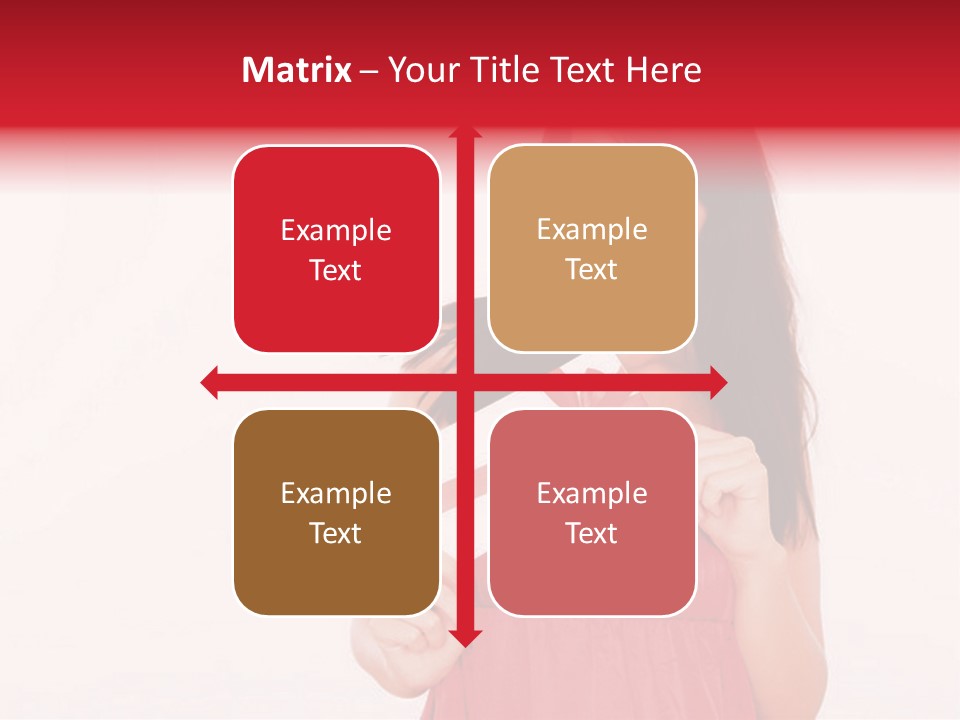 Valentine Smile Holding PowerPoint Template