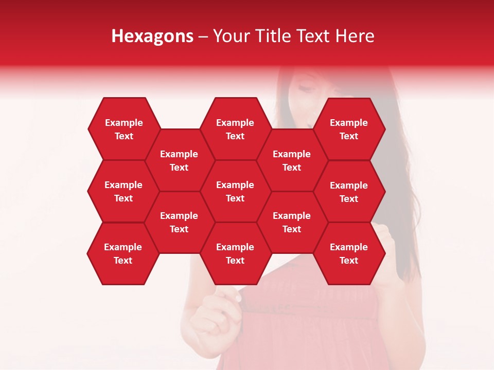 Valentine Smile Holding PowerPoint Template