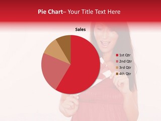 Valentine Smile Holding PowerPoint Template