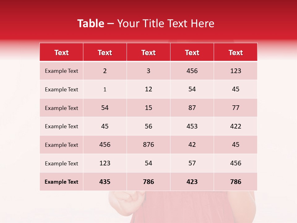 Valentine Smile Holding PowerPoint Template