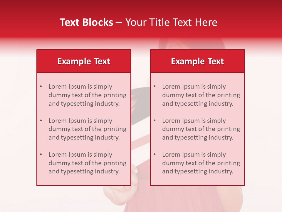 Valentine Smile Holding PowerPoint Template