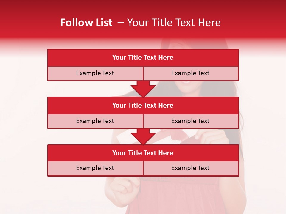 Valentine Smile Holding PowerPoint Template
