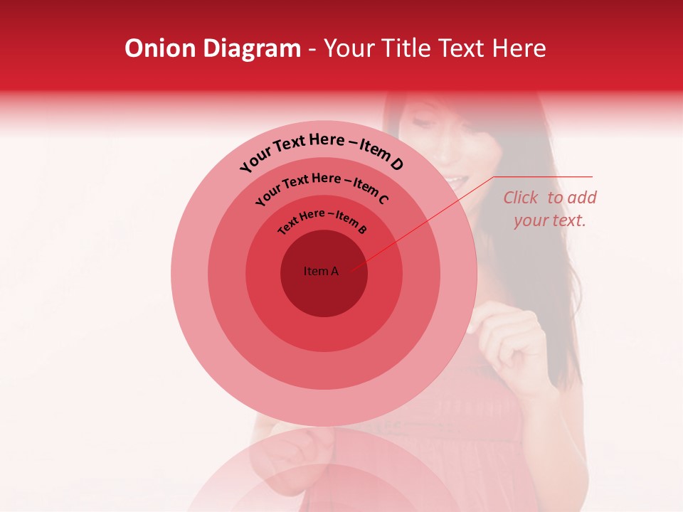 Valentine Smile Holding PowerPoint Template