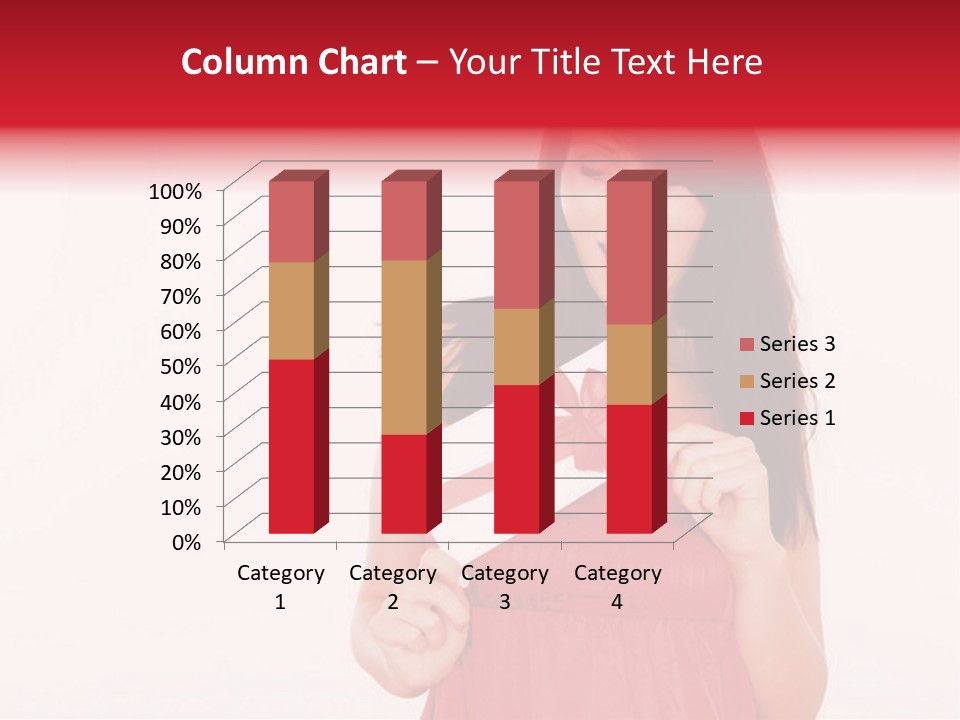 Valentine Smile Holding PowerPoint Template