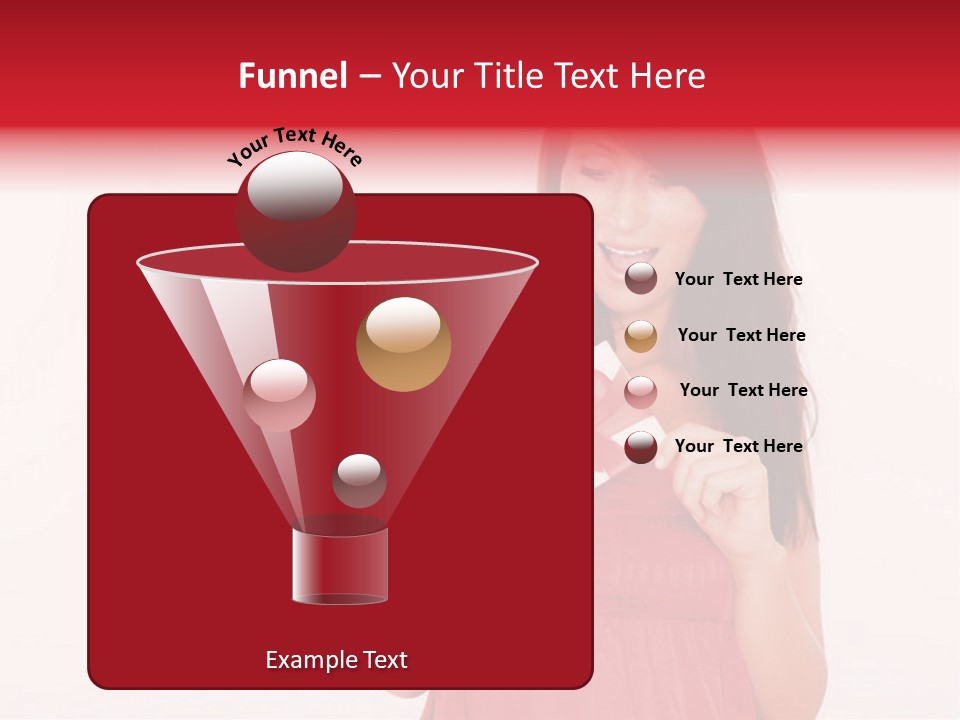 Valentine Smile Holding PowerPoint Template