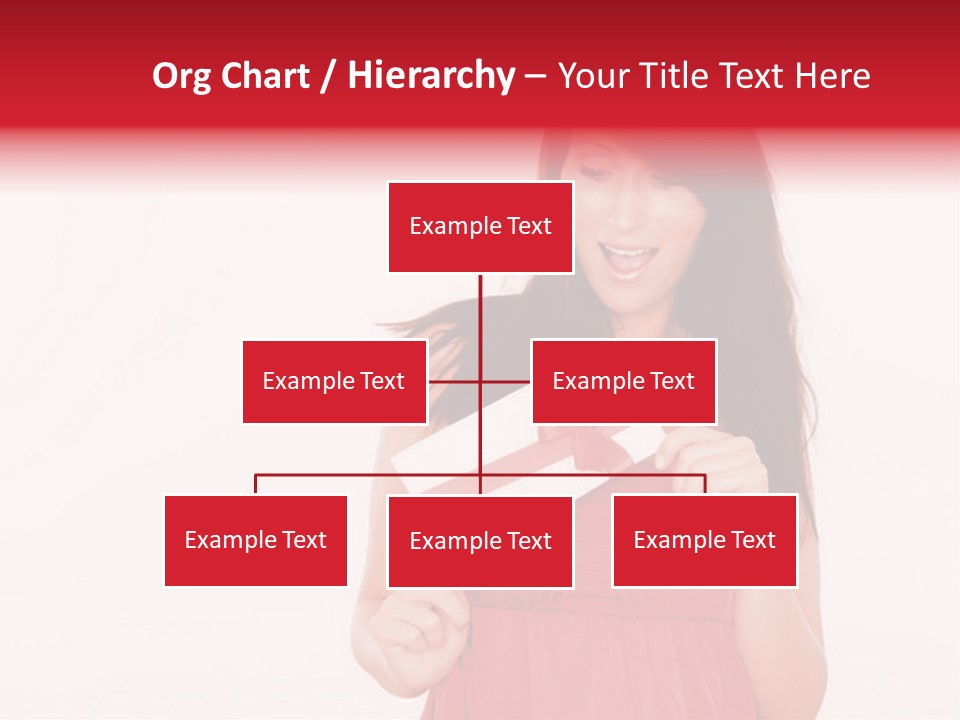 Valentine Smile Holding PowerPoint Template