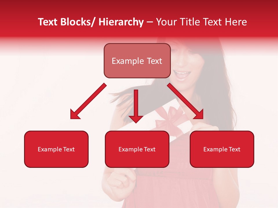 Valentine Smile Holding PowerPoint Template