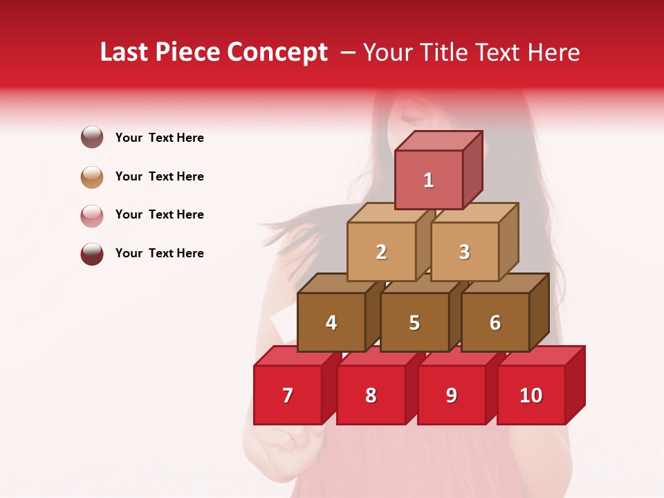 Valentine Smile Holding PowerPoint Template