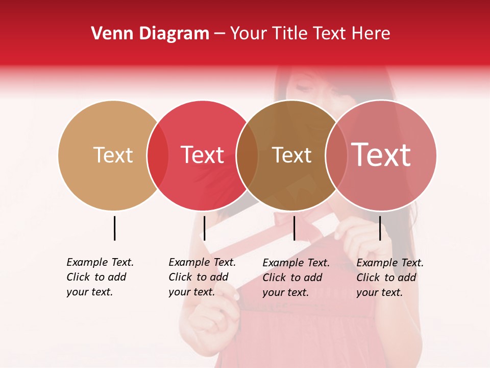 Valentine Smile Holding PowerPoint Template