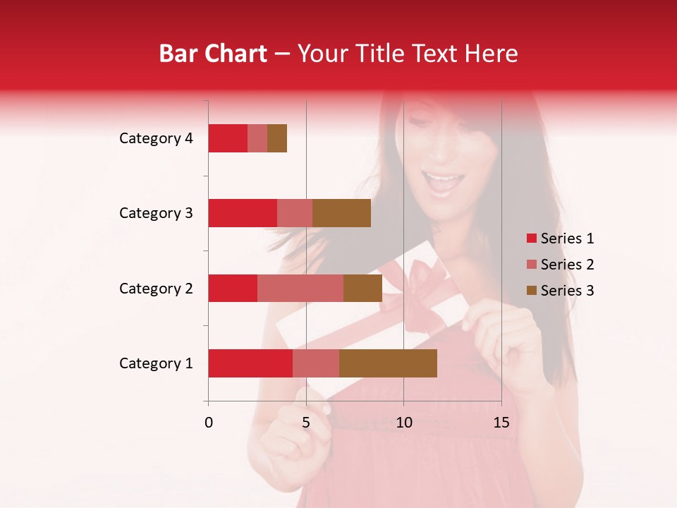 Valentine Smile Holding PowerPoint Template