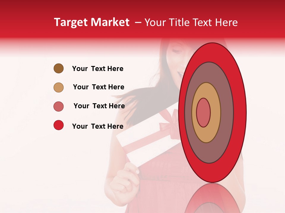 Valentine Smile Holding PowerPoint Template