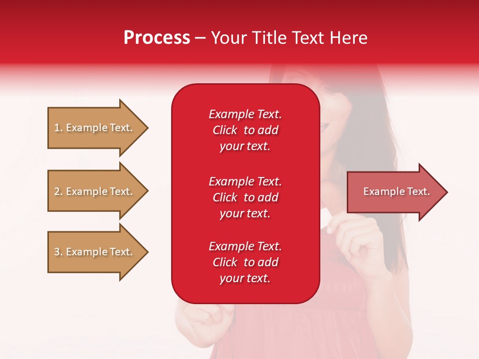 Valentine Smile Holding PowerPoint Template