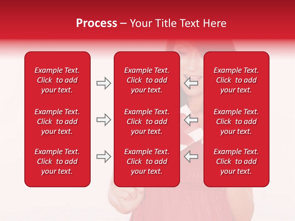 Valentine Smile Holding PowerPoint Template