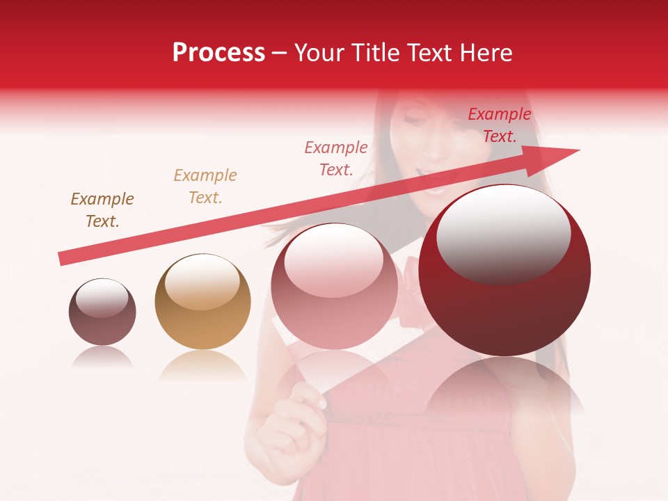 Valentine Smile Holding PowerPoint Template