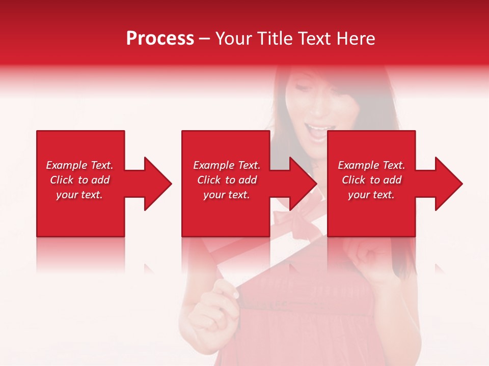 Valentine Smile Holding PowerPoint Template