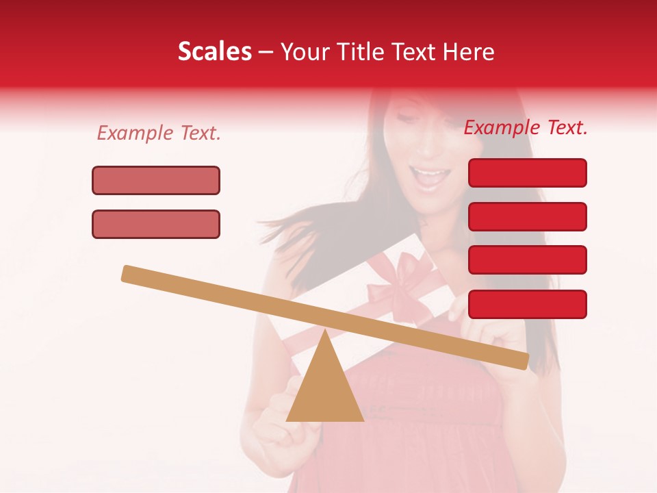 Valentine Smile Holding PowerPoint Template