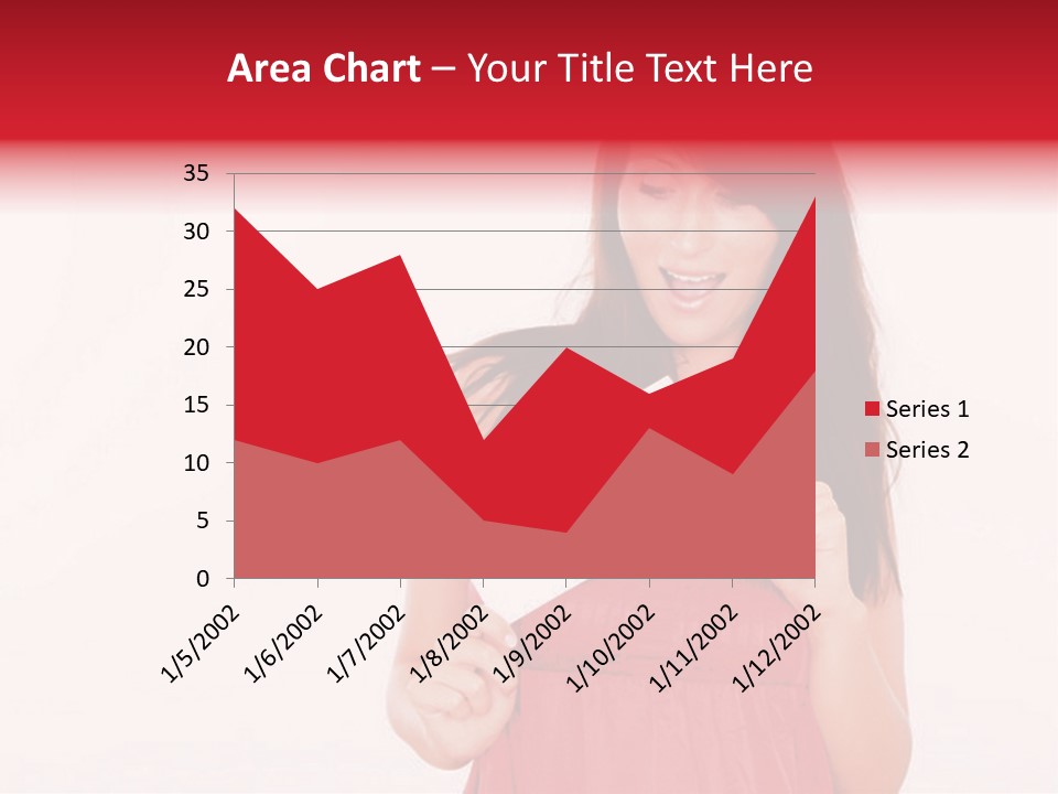 Valentine Smile Holding PowerPoint Template