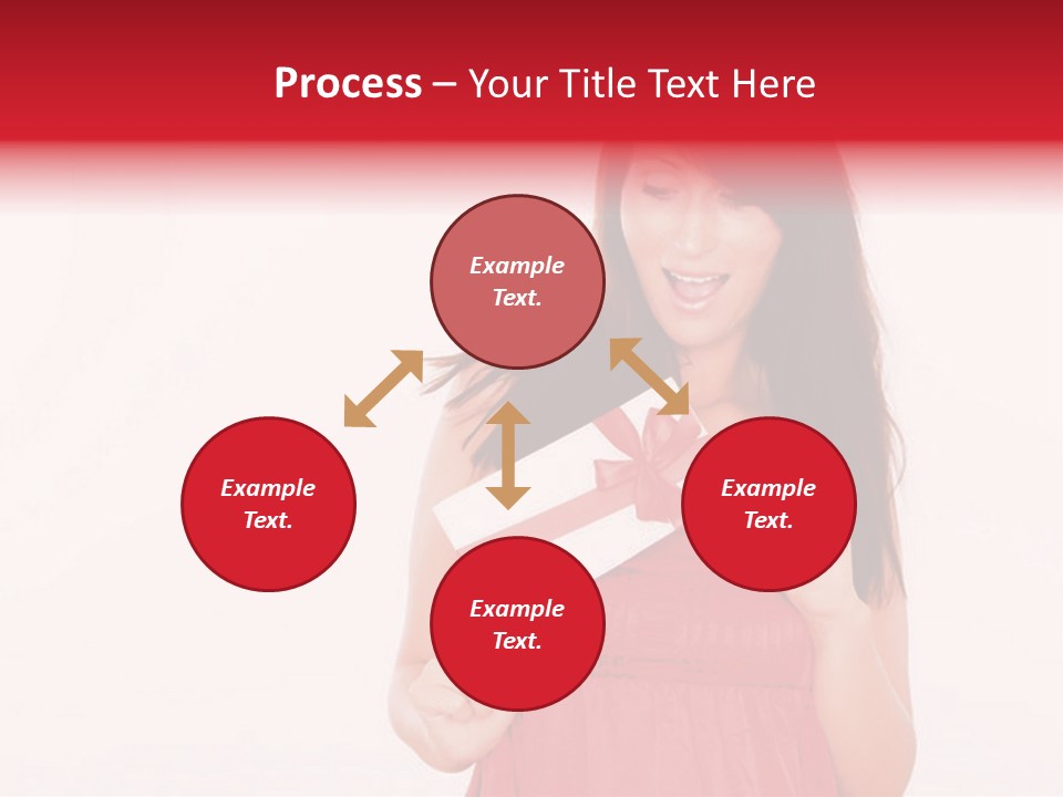 Valentine Smile Holding PowerPoint Template