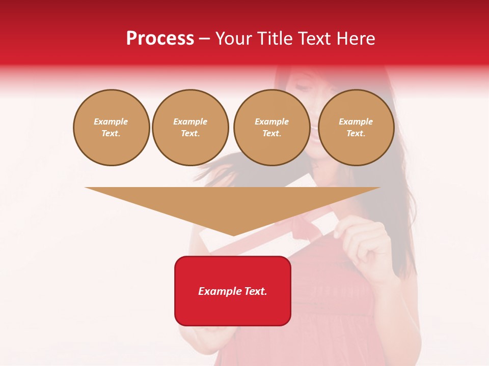 Valentine Smile Holding PowerPoint Template