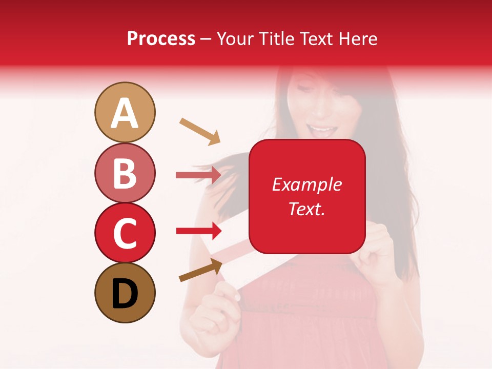 Valentine Smile Holding PowerPoint Template