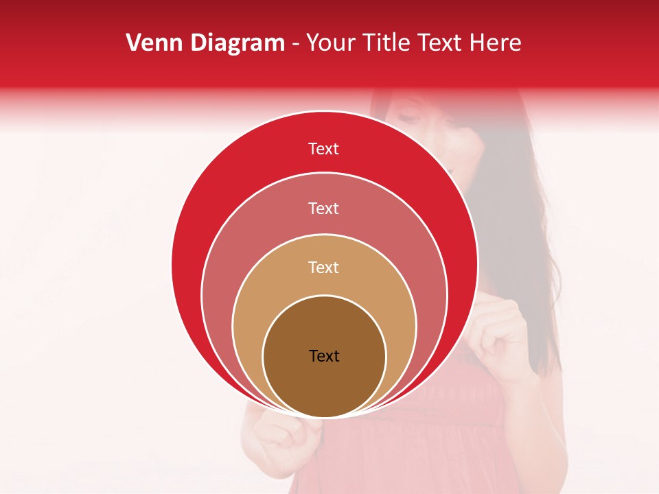 Valentine Smile Holding PowerPoint Template