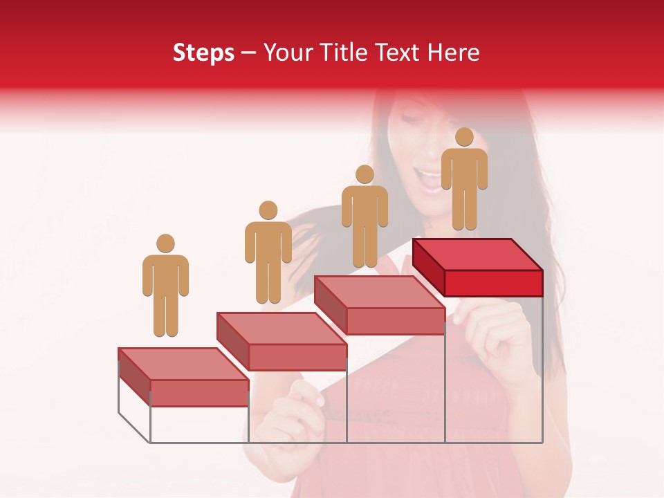 Valentine Smile Holding PowerPoint Template