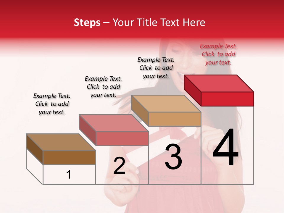 Valentine Smile Holding PowerPoint Template
