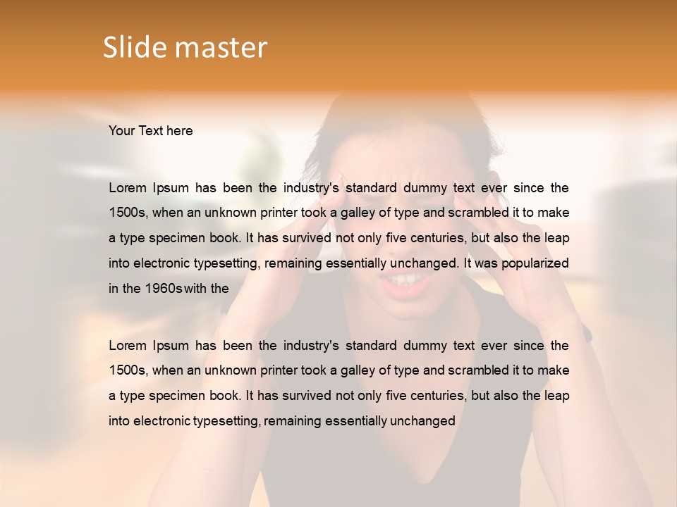 Concept Business Female PowerPoint Template