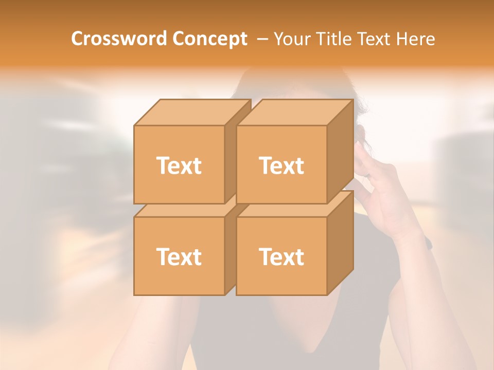 Concept Business Female PowerPoint Template
