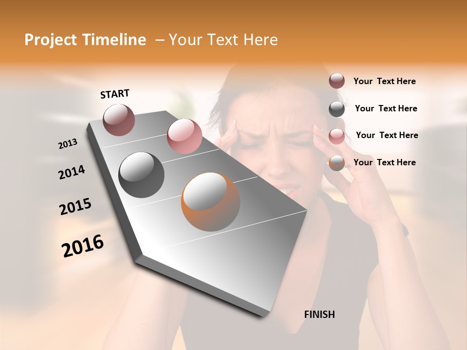 Concept Business Female PowerPoint Template